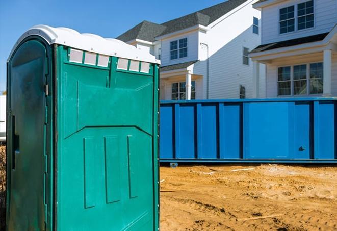 when nature calls, workers need porta potties at the job site